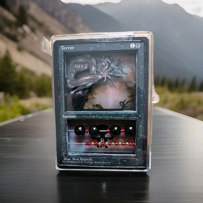Customized 3-D FOIL ! Life Counter Abacus TERROR Magic the Gathering MtG Unique!