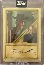Marketplace image: 2025 TOPPS MINT DISNEY CHROME WOODY TOM HANKS AUTO GOLD SUPERFRACTOR 1/1