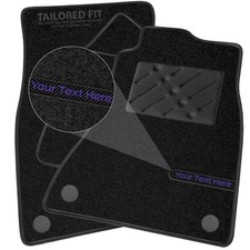 To Fit Peugeot 206 1998-2005 Tailored Black Car Mats + Custom Icon [PT]