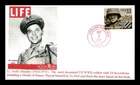 US COVER AUDIE L MURPHY DISTINGUISHED SOLDIERS FDC HAND CANCEL GG CACHET