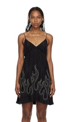 black flame dress FLAME ONE SHOULDER MAXI DRESS