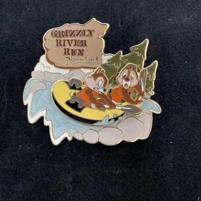 Disney Pin Chip and Dale Grizzly River Run Slider
