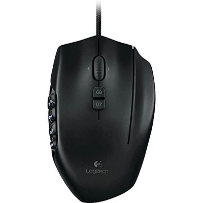 LOGITECH LOGICOOL MMO Gaming Mouse G600 (Imported) Black NEW