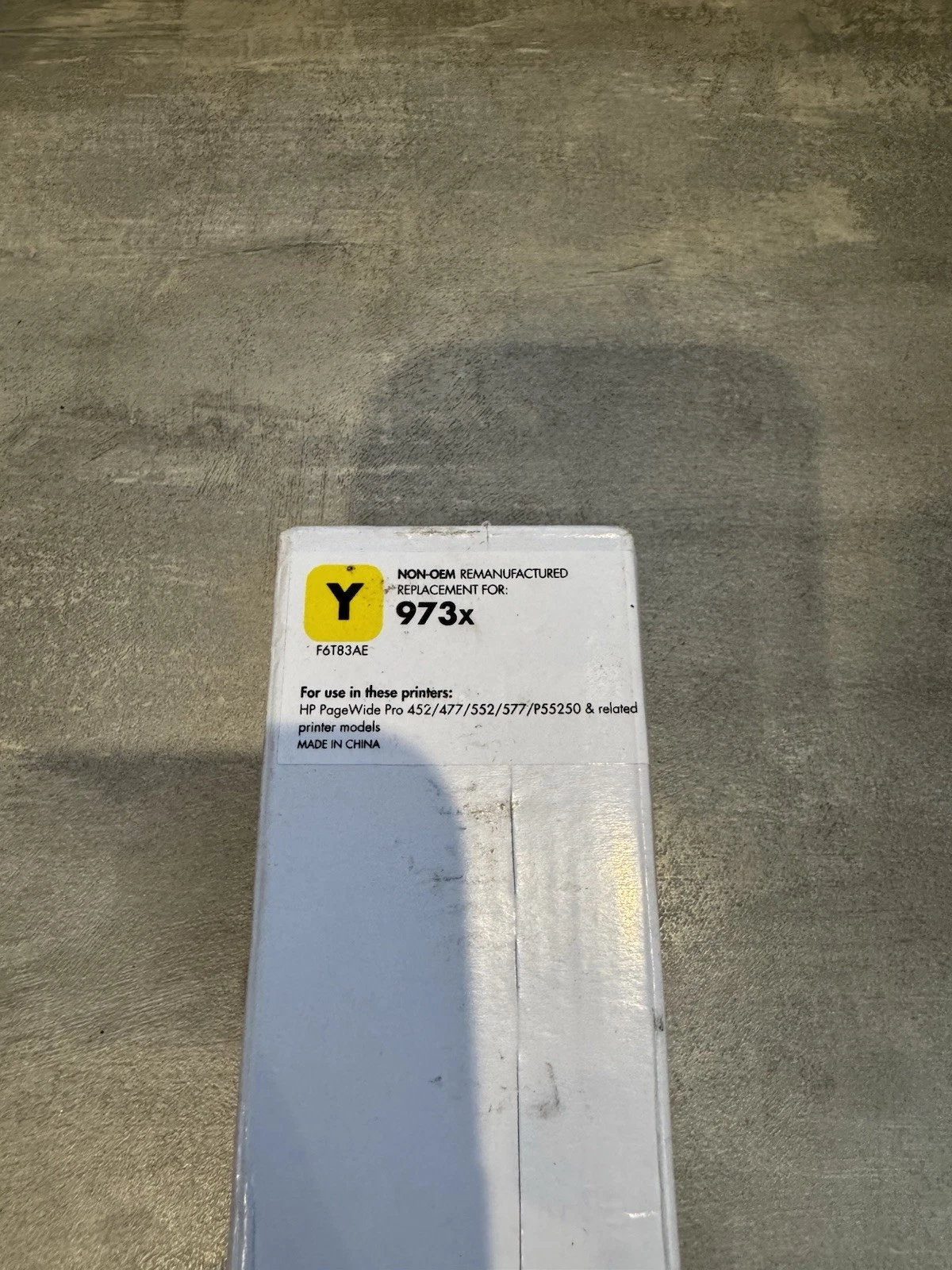 Yellow Ink Cartridge 973X Fits For HP PageWide Pro 452dw 452dwt 470 477dn 477dw 2