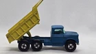 Vintage Lesney Matchbox Dodge Dumper Truck No 48 Superfast Blue Yellow England