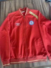 Umbro Cruz Azul 2014 50 Years Futbol Soccer Jacket Red Size Medium