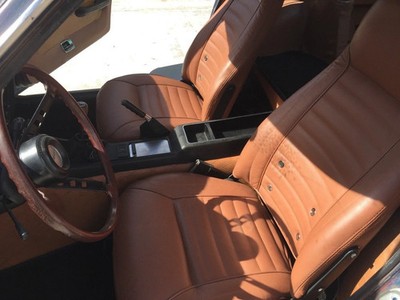 Fits Datsun 240Z/260Z/280Z 1970-78 Faux Leathr Replacmnt Burnt Orange Seat Cover