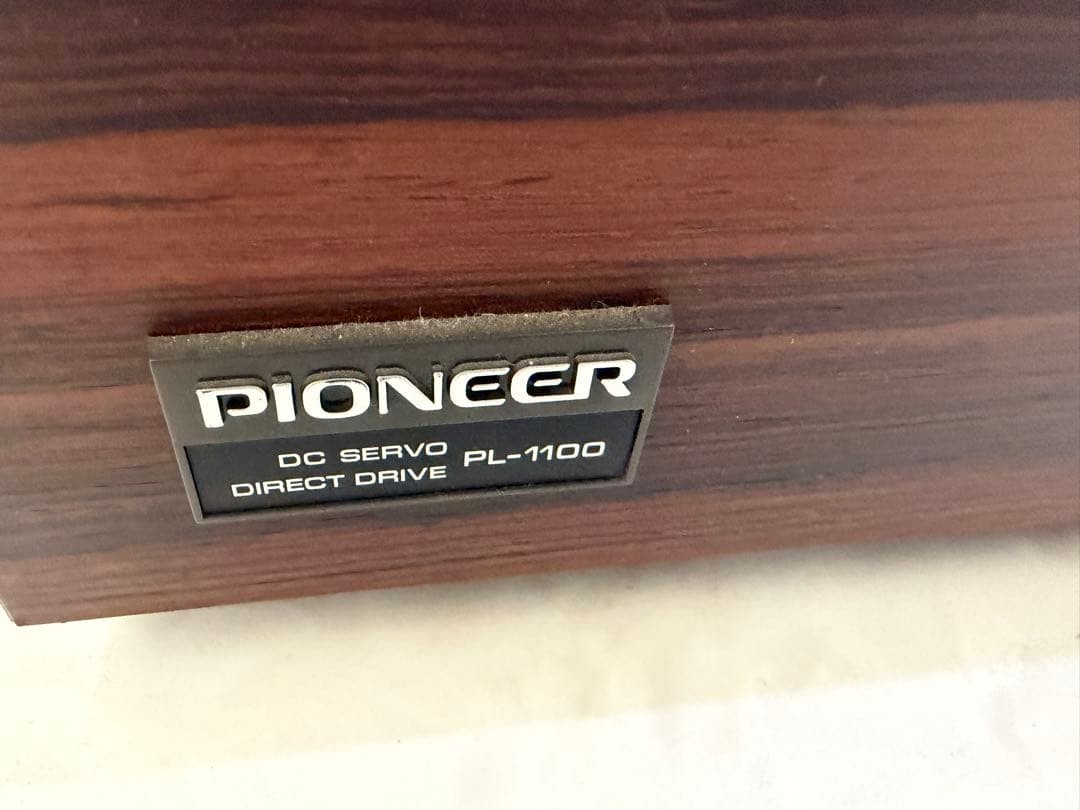 Pioneer PL-1100 Direct Drive Turntable Vintage Japan w/ PC-110 MM Cartridge