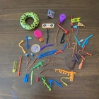 Vintage 1980-90 Teenage Mutant Ninja Turtles TMNT Weapons Accessories Lot 50 pcs