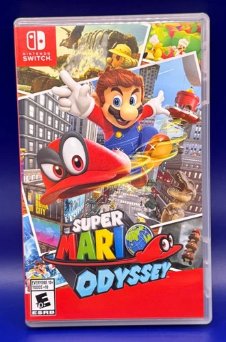 Super Mario Odyssey - Nintendo Switch - CIB Case + Game Cartridge, Tested