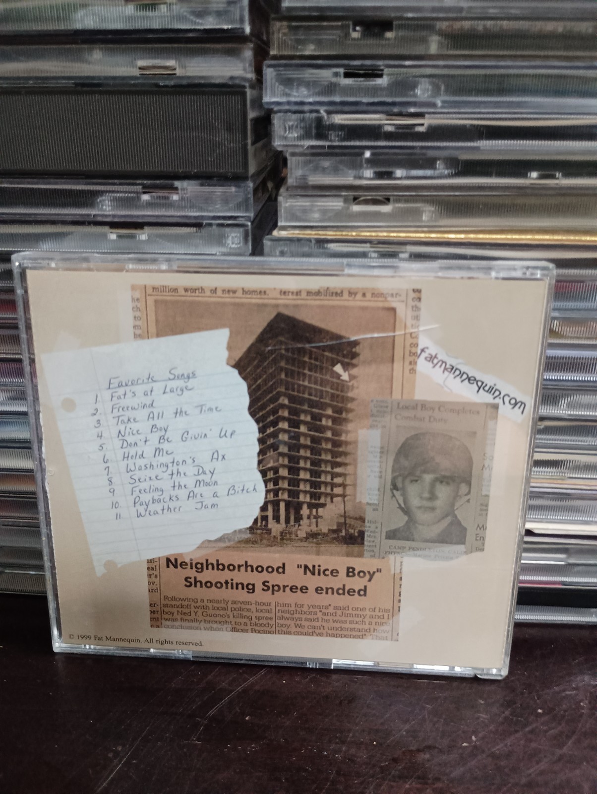 FAT MANNEQUIN - Nice Boy CD