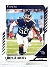 HAROLD LANDRY Tennessee Titans 2024 Panini Donruss Football Card #111
