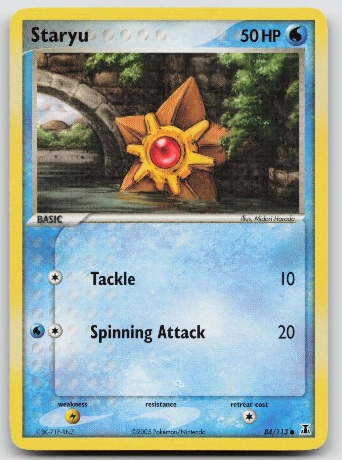 Staryu 84/113 Delta Species Pokemon MP F271