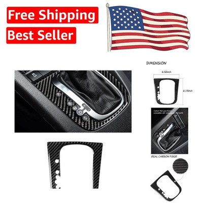 Durable Carbon Fiber Gear Shifter Panel Cover for VW Golf 6 GTI MK6 2008-2012