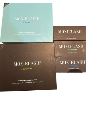 MoxieLash Magnetic Falsh Eyelash  BUNDLE 9 PAIRS Plus 2 magnetic liners