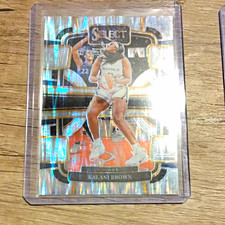 Select Panini Kalani Brown Dallas Wings WNBA Silver Flash Prizm #11 Card