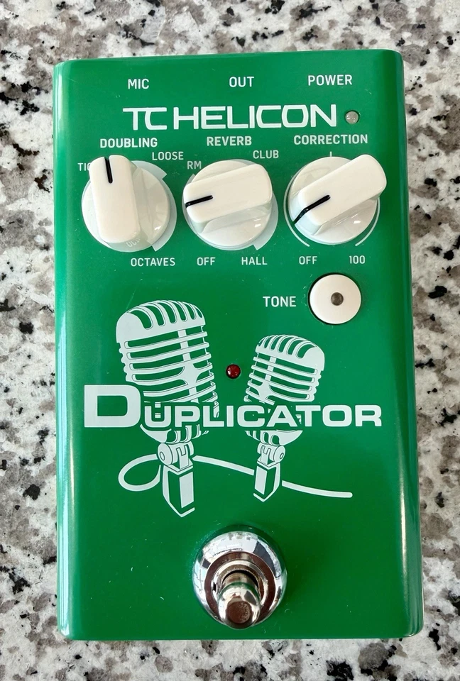 TC Helicon Duplicator Vocal Effects Stompbox Ultra-Simple Reverb Pitch Correct - Image 3 of 4
