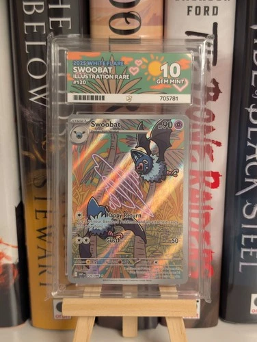 Swoobat White Flare Full Art 120/086 Ace 10 Gem Mint English Pokemon