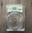 2025 - Silver American Eagle - CAC MS 70 First Delivery