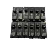  Lot of 12 Siemens - Q120 - 20A 1P 120V 10K Single Pole Circuit Breaker By