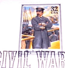 Civil War - Raphael Semmes - 1995 22kt Gold Replica Stamps - SEE BELOW!