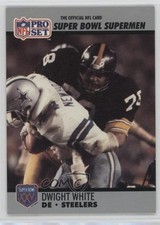 1990 Pro Set Super Bowl XXV Silver Anniversary Box Set Dwight White #80 1f38
