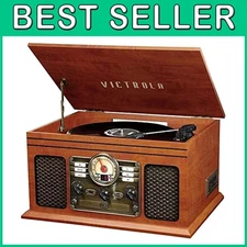 Multimedia Center 6-in-1 Turntable Wireless Streaming