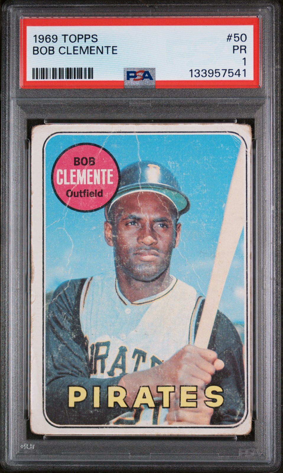 1969 TOPPS #50 BOB CLEMENTE PSA 1