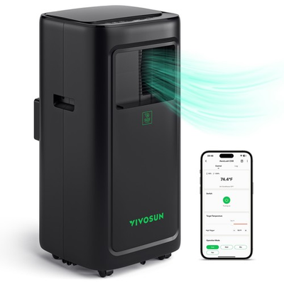 #ad VIVOSUN 8000BTU 4 in 1 Air Conditioner Cooling Drying Heating Fan for Planting $474.99