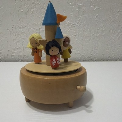 Schmid The Creative Hand Castle Music Box with Figures Japan