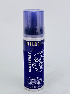 Milani Blueberry Replenishing Facial Mist Wild Plum 2 Fl oz Sealed