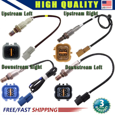 NEW 4pcs Oxygen O2 Sensor Up+Down Sensor for 2015-2018 Kia Sedona SX EX 3.3L V6