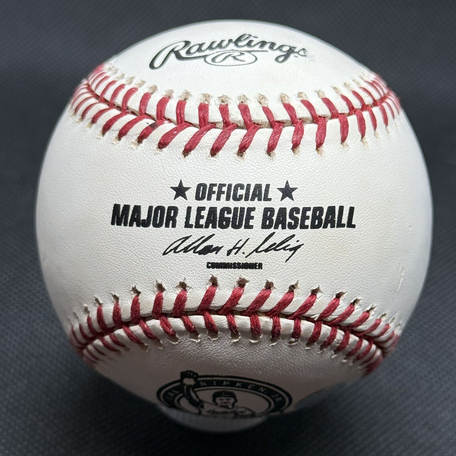 Cal Ripken Jr Signed Retirement Logo Baseball MLB COA HOF Orioles - image 3