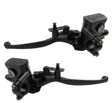 7/8" Motorcycle Dirt Bike Hydraulic Clutch Lever Brake Master Cylinder Set