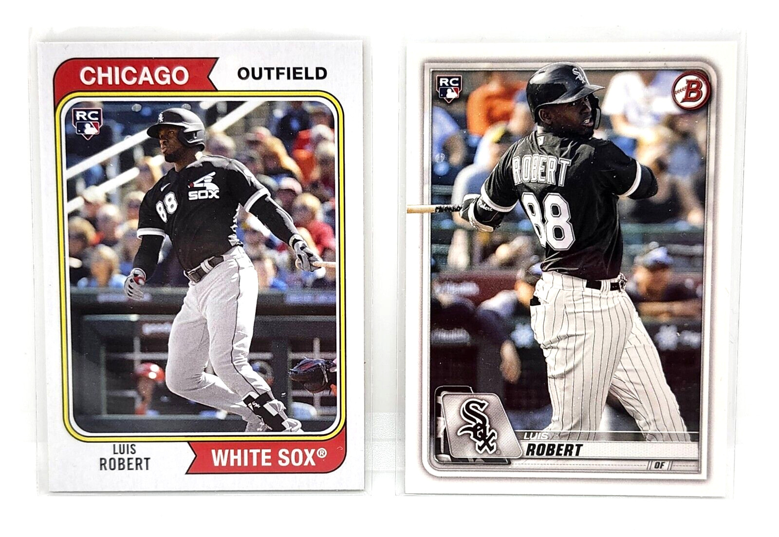 LUIS ROBERT ROOKIE LOT ~ 2020 BOWMAN #18 & 2020 TOPPS ARCHIVES #159
