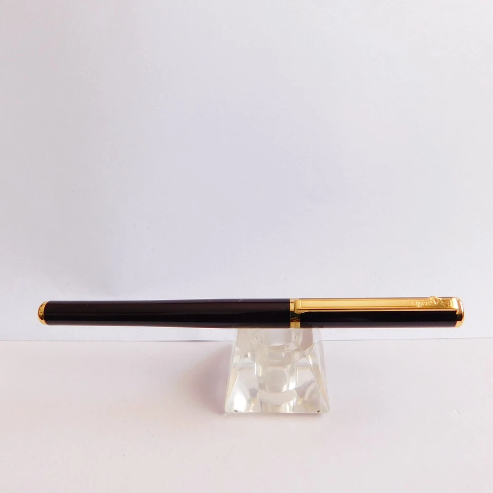 Pluma Estilográfica GT Vintage ELYSEE 70 Line Marrón Oscuro M Nueva en Caja Alemania Años 80 Foto 3 de 4