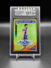 2018 Donruss Optic Rookie Auto Gold #3/10 Mark Andrews SGC 9.5 Auto 10