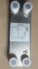 ALFA LAVAL CBH16-11H Brazed Plate Heat Exchanger, AISI 316L, 11 Plts, 110K btu