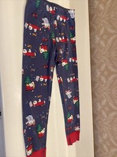 Hanna Andersson Kids Size 4 Christmas Organic Cotton Pajama Bottoms