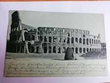 ITALIA 1899 CARTOLINA ROMA COLOSSEO Italy postcard