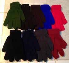 Super Stretch Acrylic Sweater Knit Gloves/Hand Warmers *6 Colors