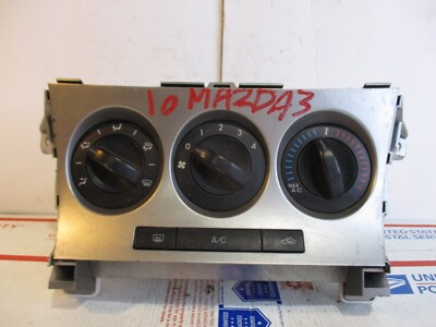   2010 MAZDA 3 A/C HEATER CLIMATE CONTROL TEMPERATURE FAN REAR DEFROSTER