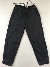 Nike 2000 track pants trousers nylon black glossy vintage youth XL 16-18 