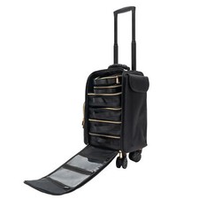 Rolling Makeup Train Case Trolley for Makeup Artist Nail Technician Hairstylist