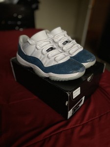 jordan 11 snakeskin navy