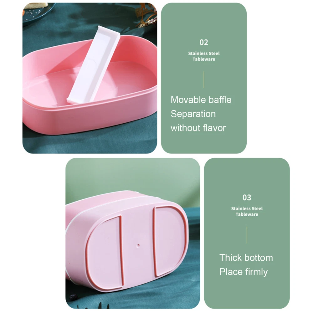 1100ml Bento Boxes Durable Reusable Practical Airtight Lunch Bento Box 4 Colors 1100ml Bento Boxes Durable Reusable Practical Airtight Lunch Bento Box 4 Colors