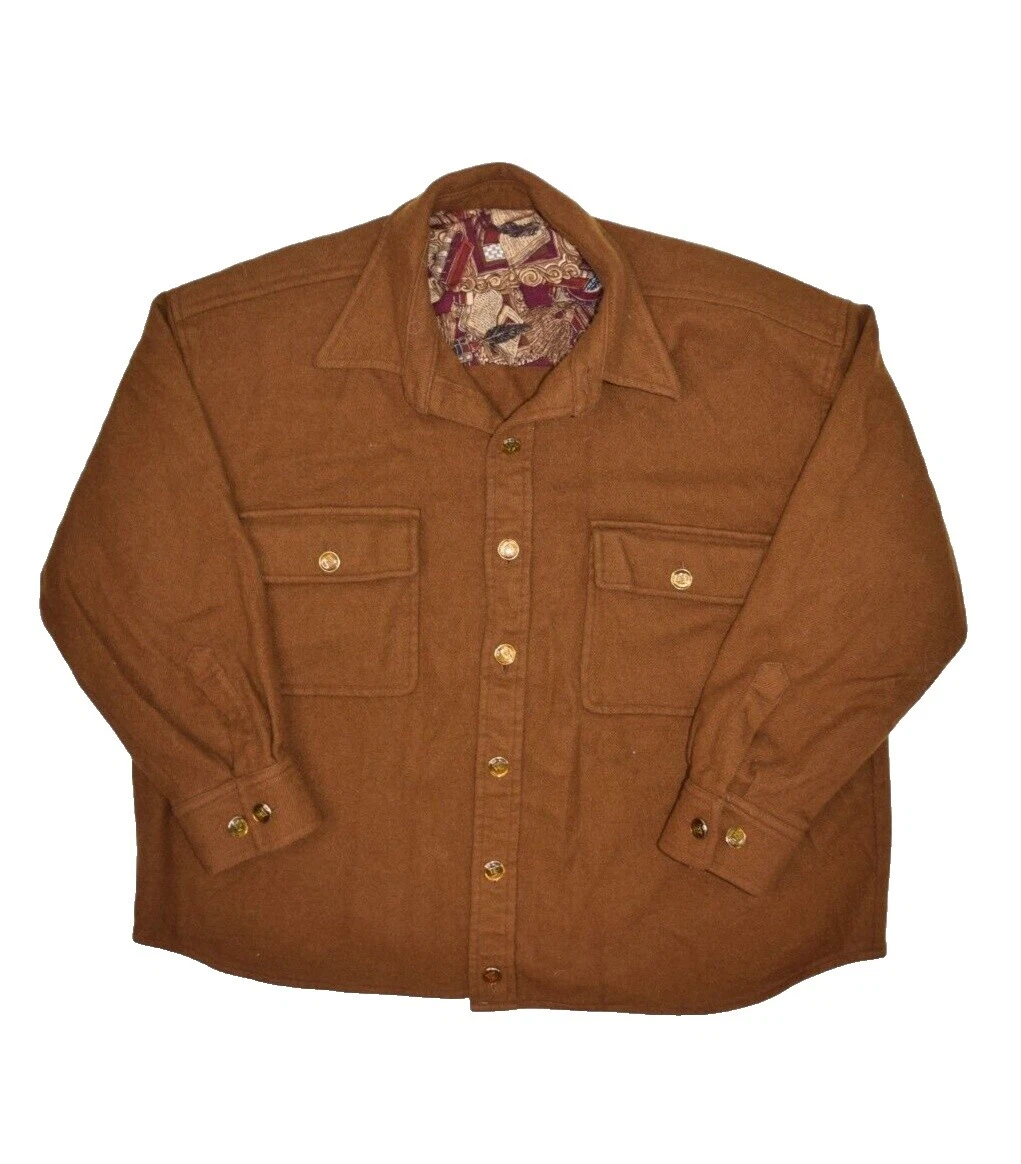 100% Lana Vintage Casual Shirts for Men