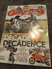 CLASSIC BIKE magazine February 2016,  laverda V6 racer, Francis  Barnet Street