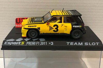 Slot Car team slot SRE02 Renault 5 Maxi Turbo. TV3 ESPORT3 Premi F1 2012 Lted