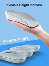 Shoes Insole Height Increasing Lightweight Arch Support Anti-Slippery Pad Unisex